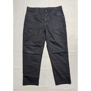 Patagonia Twill Traveler 5 Pocket Pants 35x28 Dark Blue Organic Cotton Chino